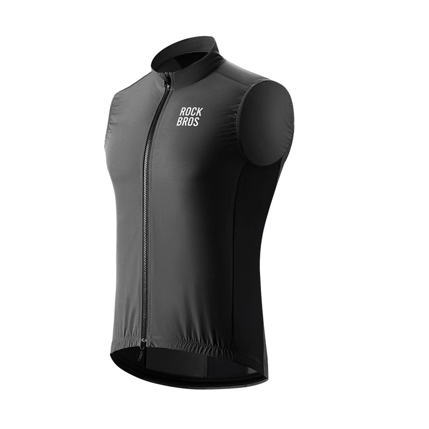 CORTAVIENTO CICLISMO SIN MANGAS ROCKBROS ULTRALIGERO MALLA - 5