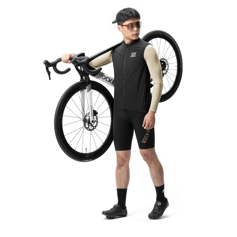 CORTAVIENTO CICLISMO SIN MANGAS ROCKBROS ULTRALIGERO MALLA - 6