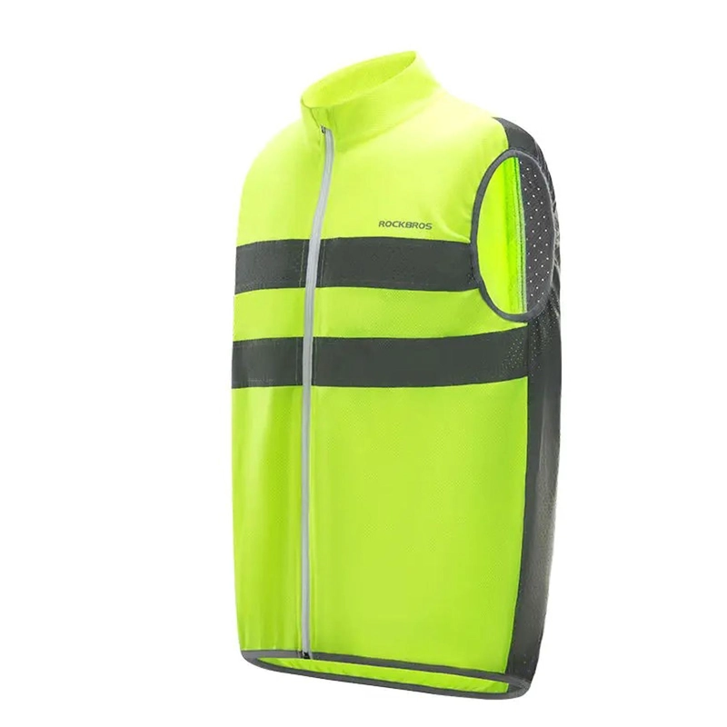 TRICOTA ROCKBROS SEGURIDAD REFLECTANTE CICLISMO SIN MANGAS - 1