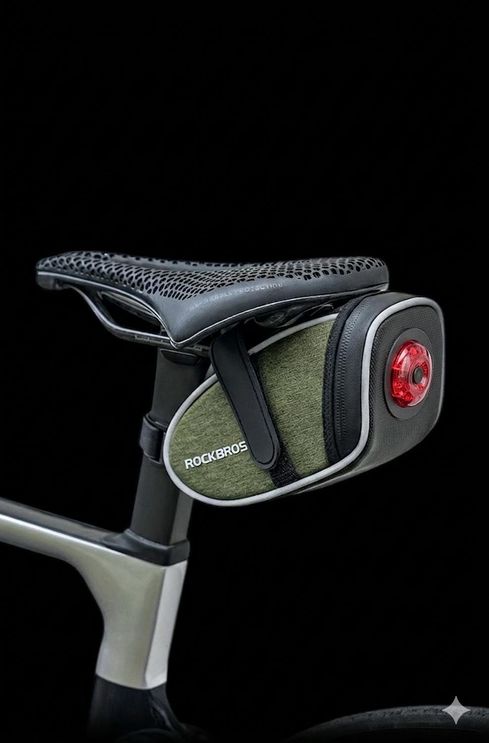 BOLSO ASIENTO SILLIN BICICLETA ROCKBROS REFLECTANTE - 2
