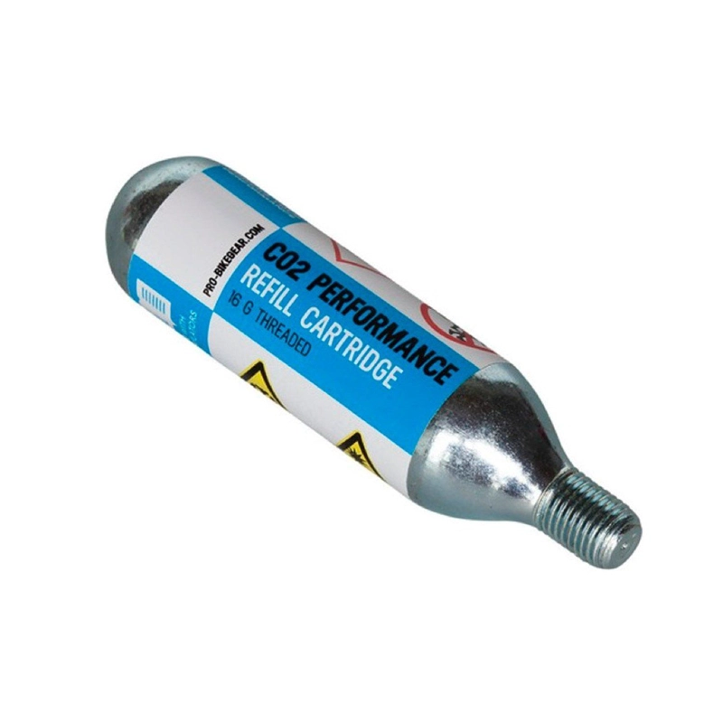 CARTUCHO CO2 PRO 16G REPUESTO CON HILO NEUMATICO RUTA MTB - 1