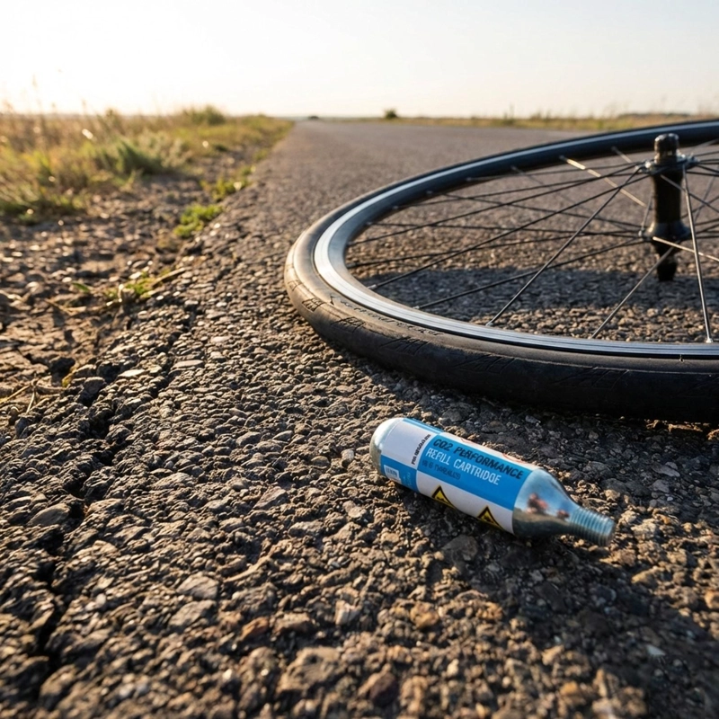 CARTUCHO CO2 PRO 16G REPUESTO CON HILO NEUMATICO RUTA MTB - 3
