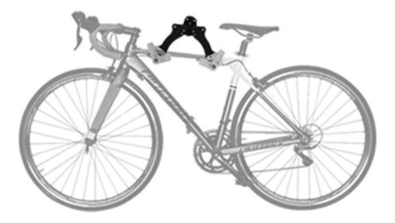 SOPORTE MURO PARA BICICLETAS 25KG TIPO GANCHOS REPARACION NEGRO - 3