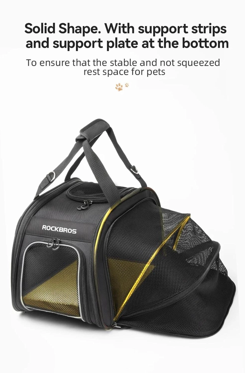 BOLSO TRANSPORTADOR DE MASCOTAS ROCKBROS PARA BICICLETA - 5
