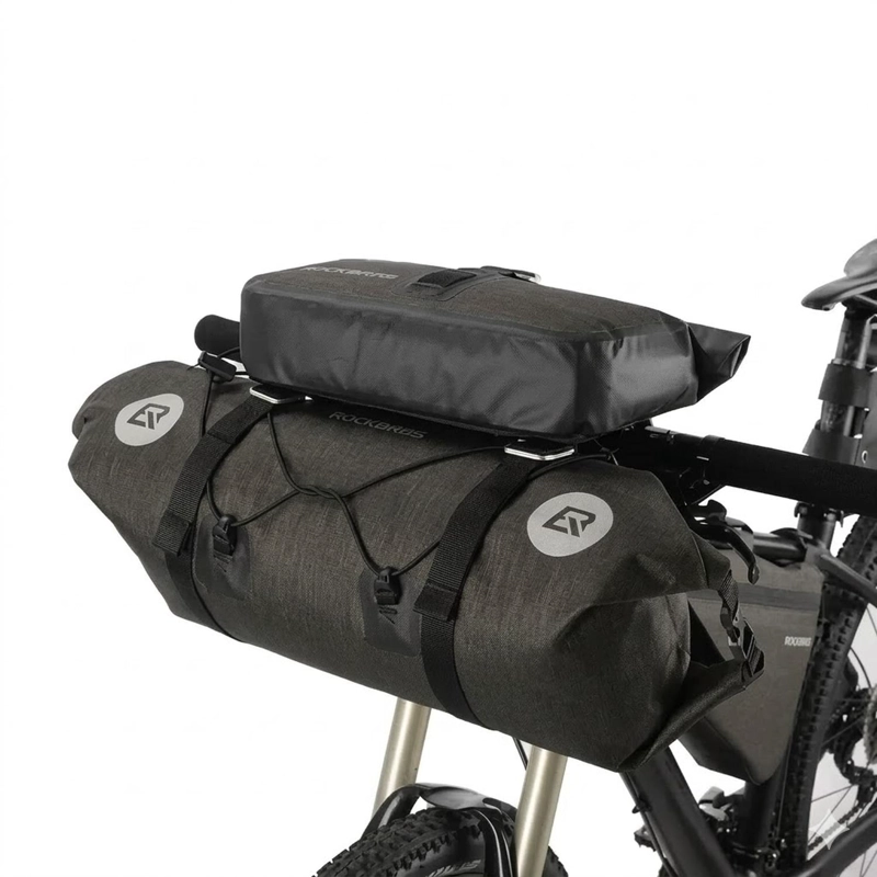 BOLSO BICICLETA MANUBRIO ROCKBROS IMPERMEABLE 2 EN 1 - 1