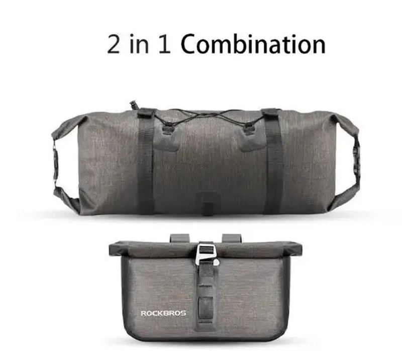 BOLSO BICICLETA MANUBRIO ROCKBROS IMPERMEABLE 2 EN 1 - 5