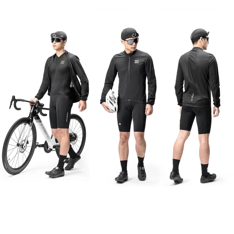 CORTAVIENTO CICLISMO ROCKBROS PLEGABLE ULTRA LIGERO HOMBRE - 2