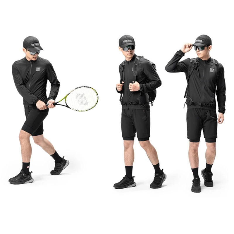 CORTAVIENTO CICLISMO ROCKBROS PLEGABLE ULTRA LIGERO HOMBRE - 3