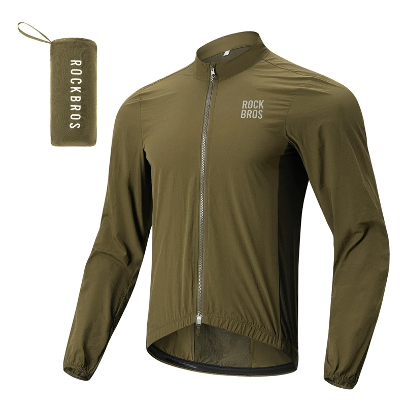 CORTAVIENTO CICLISMO ROCKBROS PLEGABLE ULTRA LIGERO HOMBRE - 8