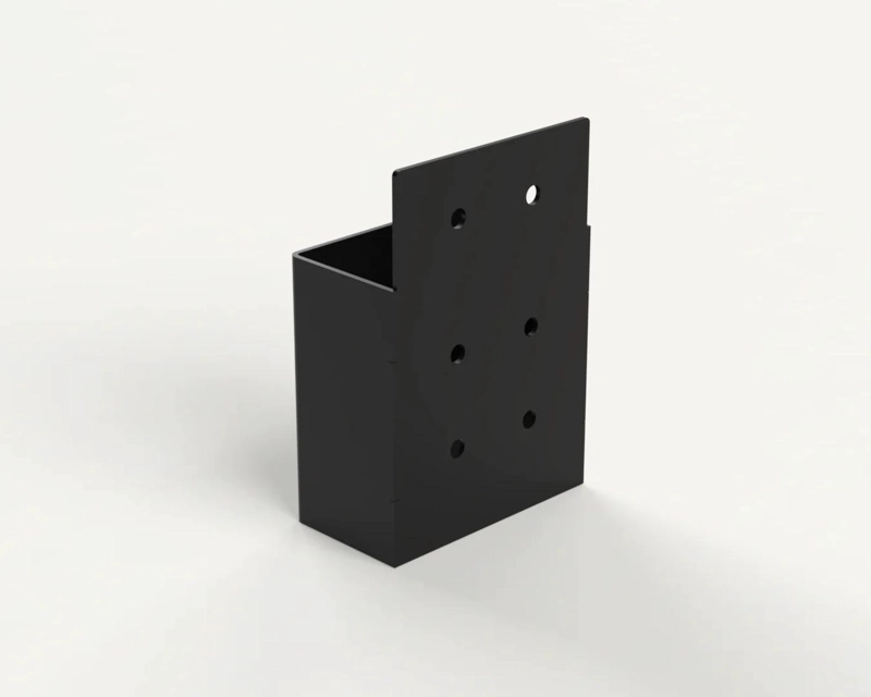 SOPORTE LATERAL PE RGOLA 2X4 ACERO GALVANIZADO HERRAJE - 4