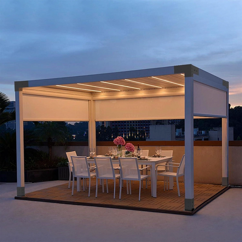 KIT SOPORTES PARA PERGOLA MADERA 4X4 ESQUINAS Y BASES - 3