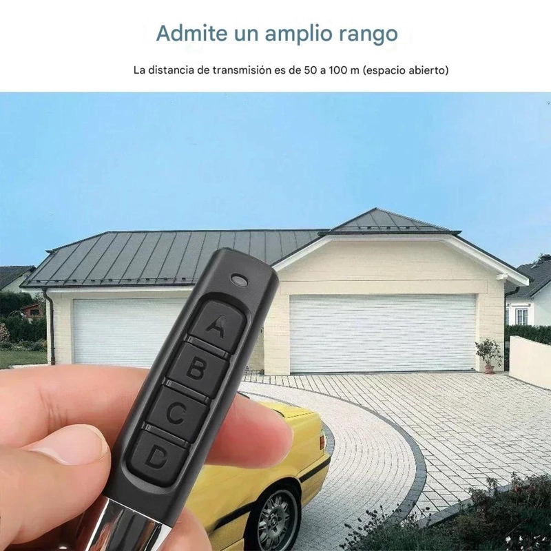 CONTROL REMOTO PORTON UNIVERSAL 433MHZ 4 CANALES - 3