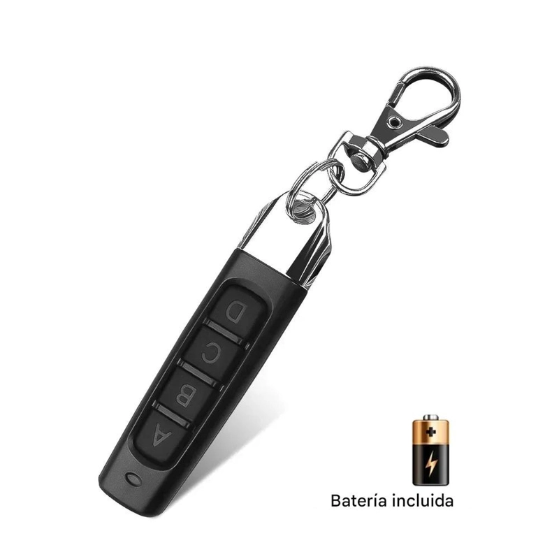 CONTROL REMOTO PORTON UNIVERSAL 433MHZ 4 CANALES - 4