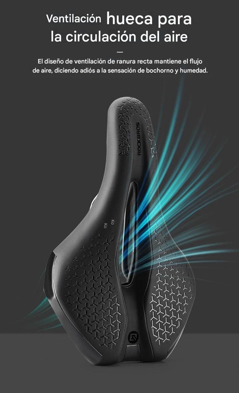 ASIENTO BICICLETA ROCKBROS SILLIN COMODO ANTIPROSTATICO - 3