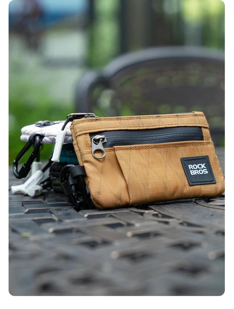 MINI BILLETERA TARJETERO ROCKBROS BOLSO EDC CICLISMO - 5