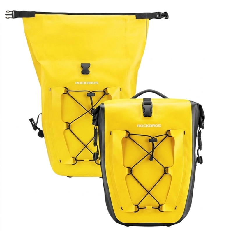 ALFORJA BICICLETA ROCKBROS IMPERMEABLE TRASERA 25L - 3