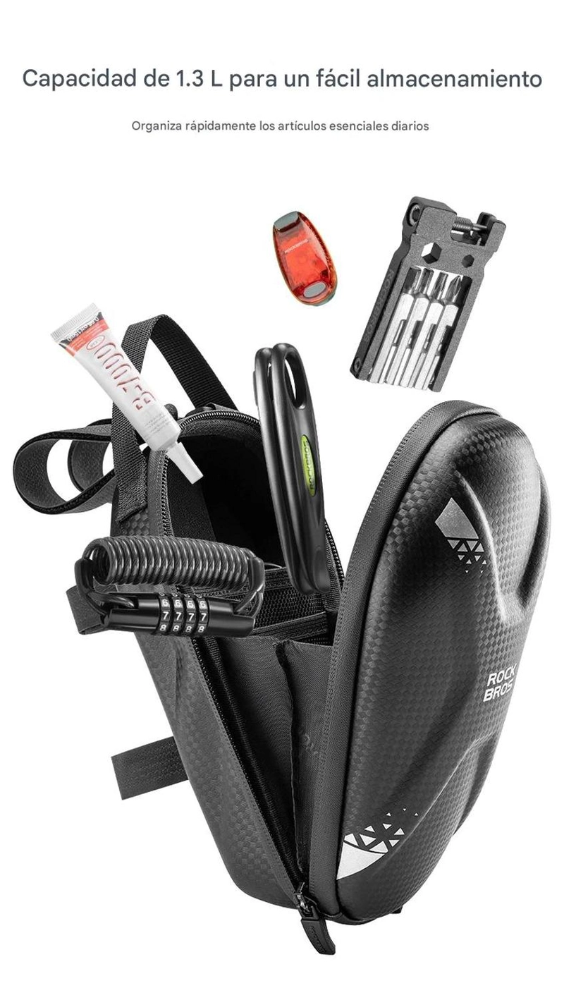 BOLSO MANUBRIO SCOOTER BICICLETA ROCKBROS IMPERMEABLE 1.3L - 2