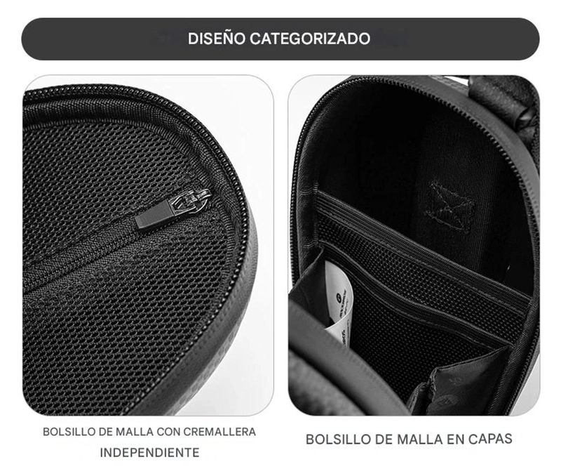 BOLSO MANUBRIO SCOOTER BICICLETA ROCKBROS IMPERMEABLE 1.3L - 7