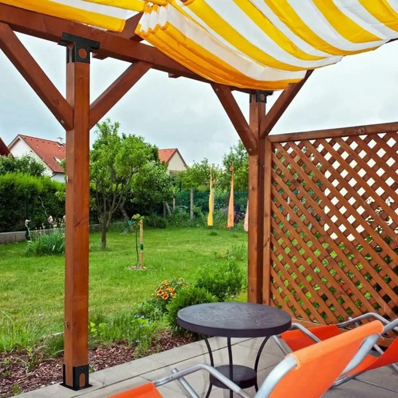 SOPORTE ESTRUCTURAL EN T FIJACION MADERA AJUSTABLE - 5