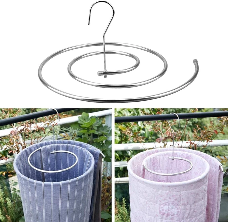 COLGADOR ESPIRAL SECADO DE SABANAS ACERO INOXIDABLE - 3