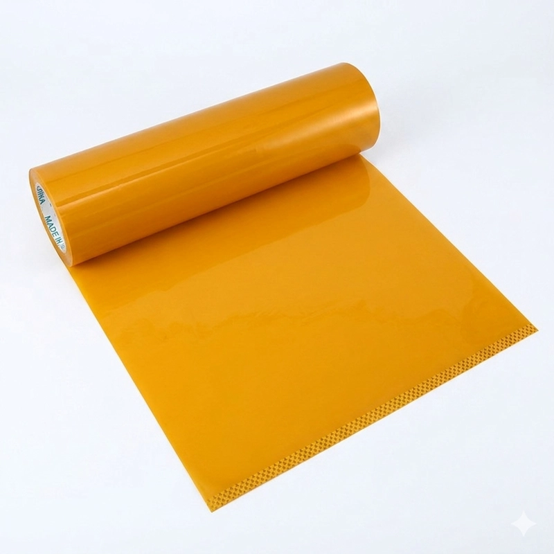 CINTA EMBALAJE AMARILLA EXTRA ANCHA 40CM X 100M IMPERMEABLE - 1