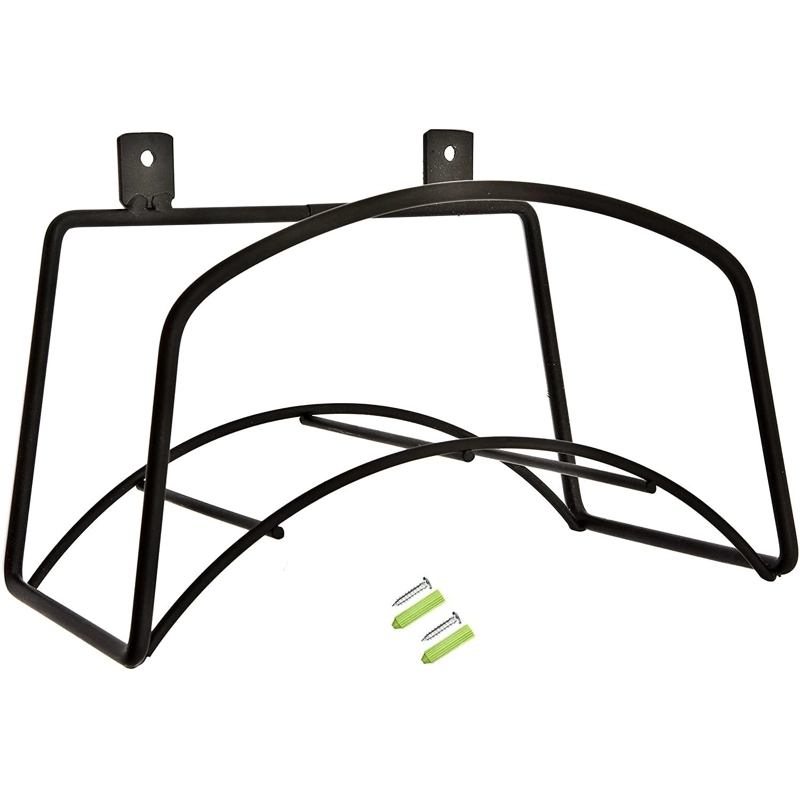 SOPORTE PORTAMANGUERA PARED METALICO ORGANIZADOR JARDIN - 2