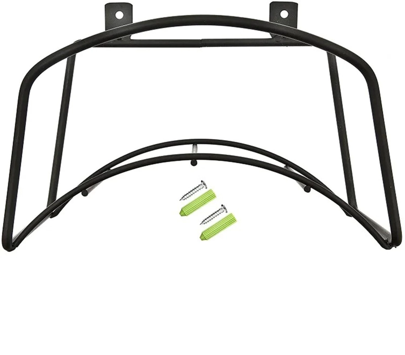 SOPORTE PORTAMANGUERA PARED METALICO ORGANIZADOR JARDIN - 7