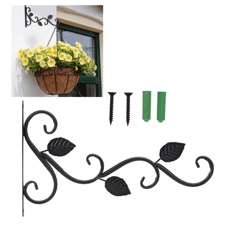 SOPORTE COLGANTE PLANTAS METAL MACETERO EXTERIOR JARDIN - 1