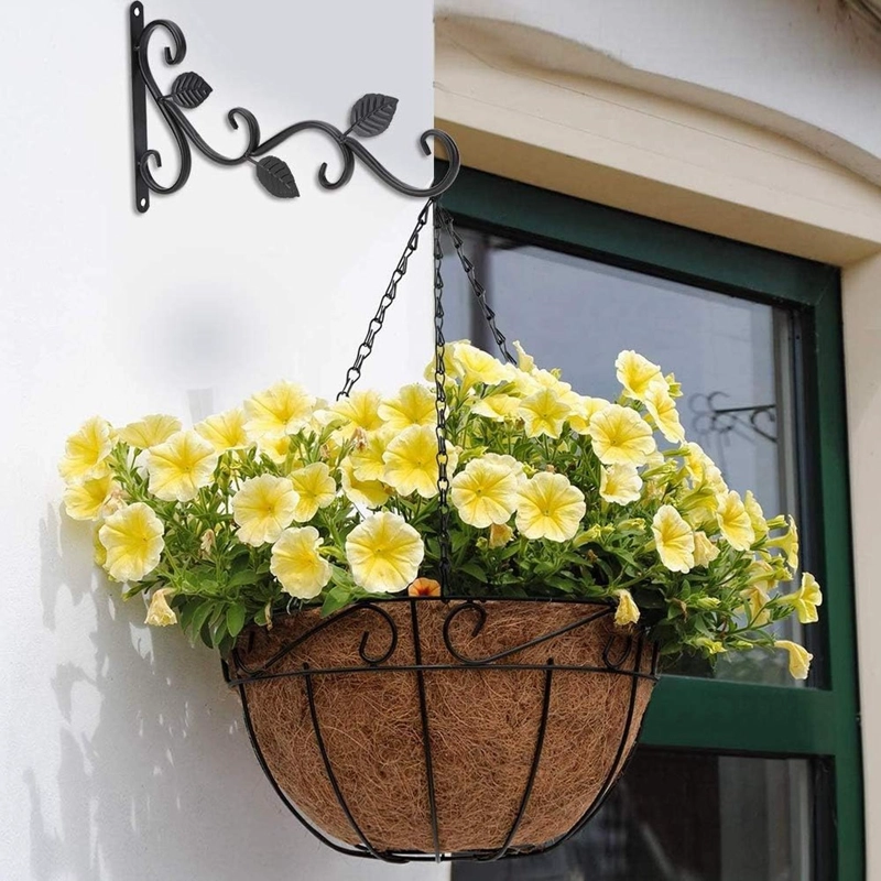 SOPORTE COLGANTE PLANTAS METAL MACETERO EXTERIOR JARDIN - 5