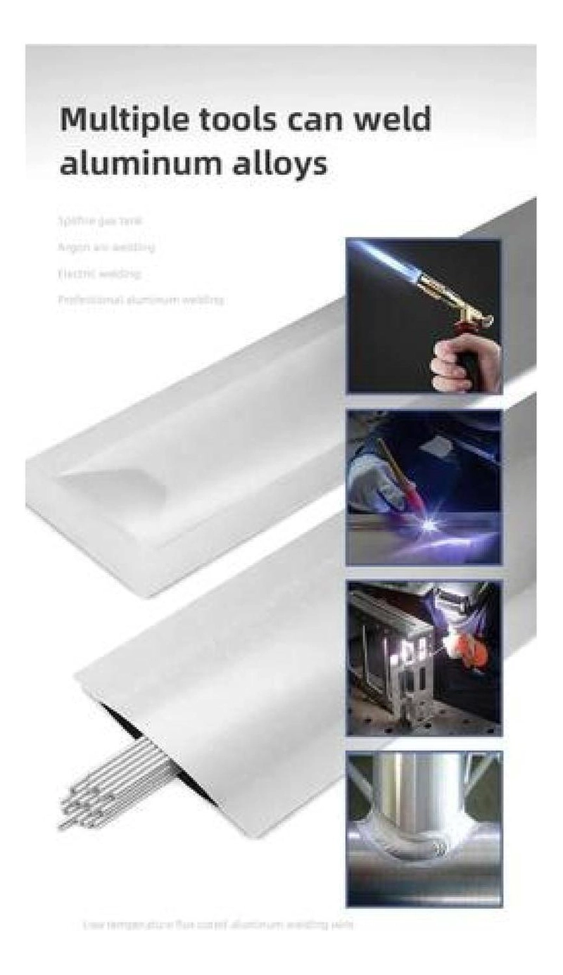 PACK 10 PAQUETES VARILLAS SOLDADURA ALUMINIO 250 UNIDADES - 5