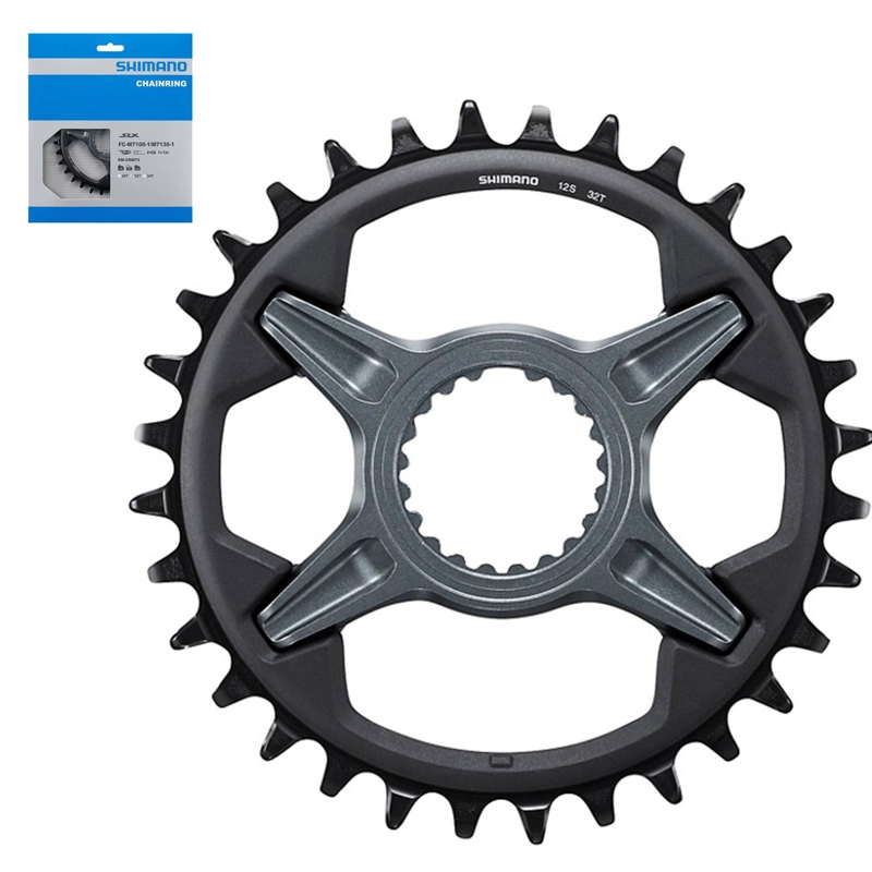 CORONA MONOPLATO SHIMANO SLX SM-CRM75 32T 12V TRANSMISION - 1