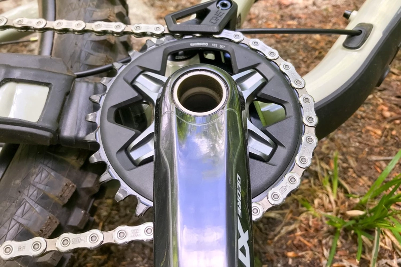 CORONA MONOPLATO SHIMANO SLX SM-CRM75 32T 12V TRANSMISION - 2