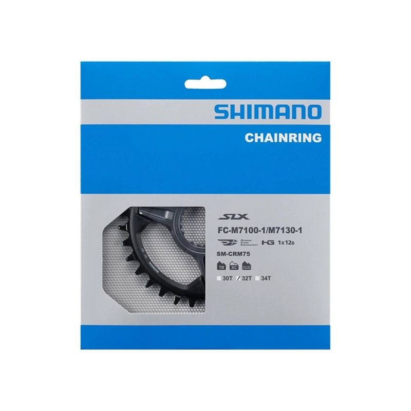 CORONA MONOPLATO SHIMANO SLX SM-CRM75 32T 12V TRANSMISION - 4