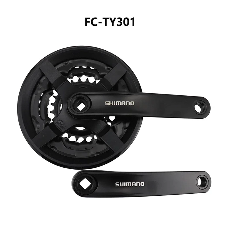VOLANTE BIELAS SHIMANO TOURNEY FC-TY301 6/7/8V 42/34/24 - 5
