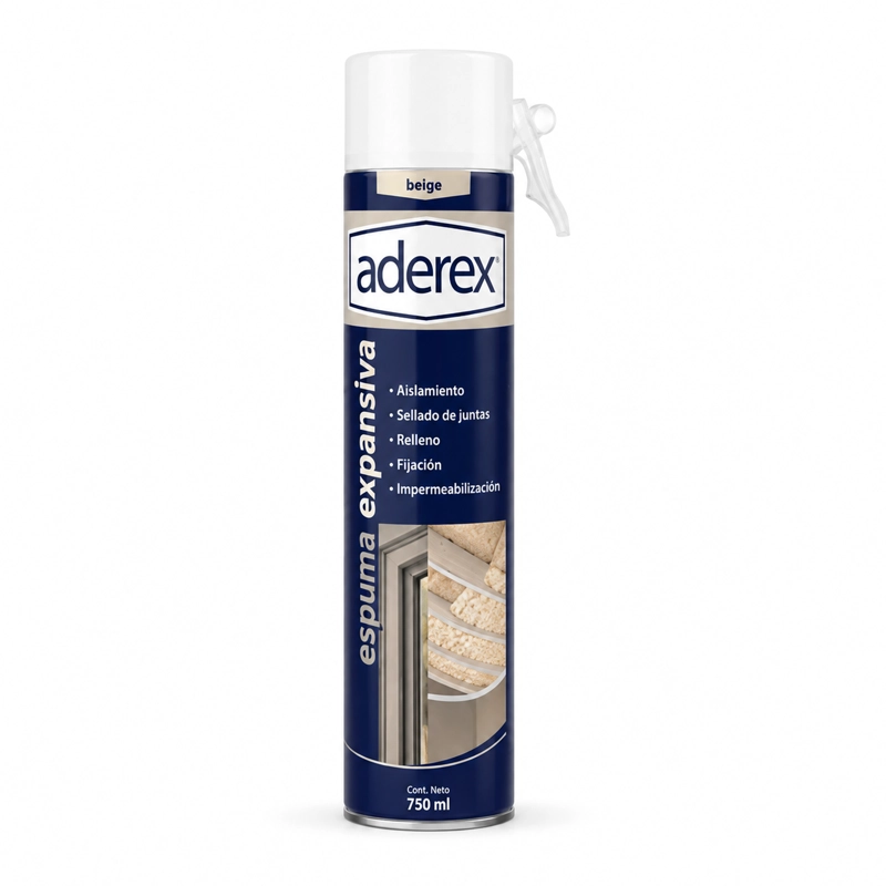 ESPUMA EXPANSIVA POLIURETANO ADEREX 750ML CON APLICADOR - 3