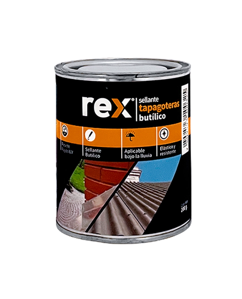 SELLANTE TAPAGOTERAS BUTILICO REX TARRO 200G PARA TECHUMBRES - 5