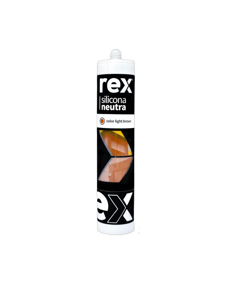 PACK 6 SILICONA NEUTRA REX LIGHT BROWN 300ML MULTIUSO - 5