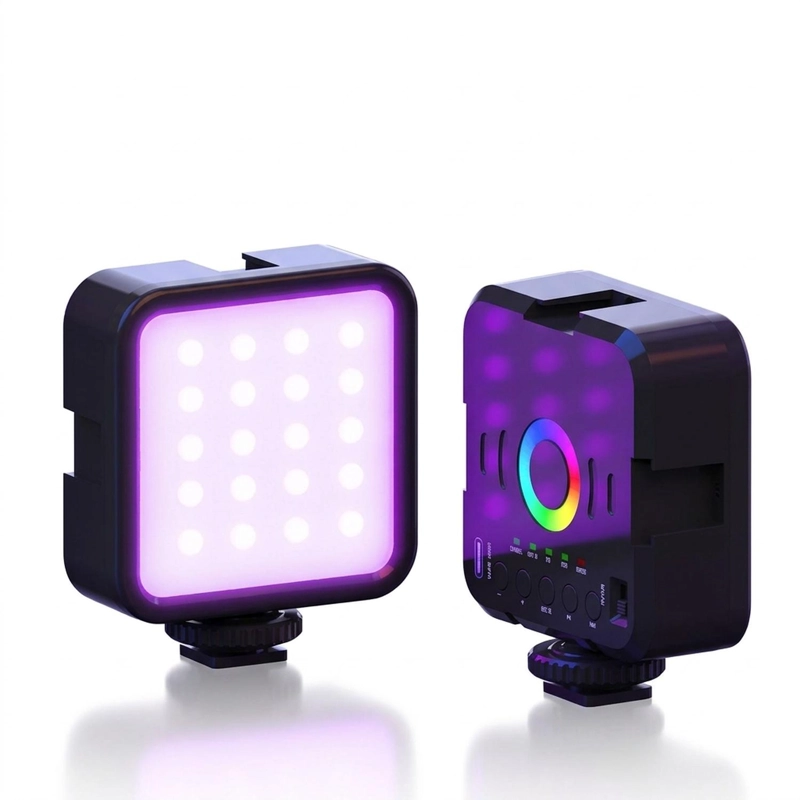 MINI LUZ LED RGB W70 DESIONTAL RECARGABLE FOTOGRAFIA VIDEO - 1
