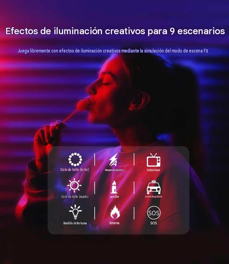 MINI LUZ LED RGB W70 DESIONTAL RECARGABLE FOTOGRAFIA VIDEO - 6