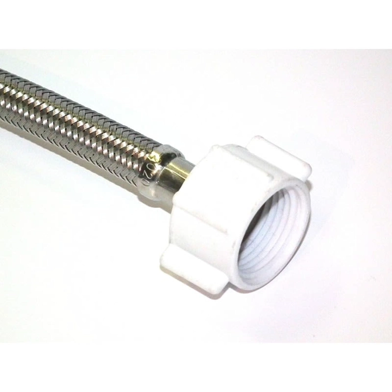 FLEXIBLE HOFFENS INOX 1/2X15/16 30CM LLAVE ANGULAR WC - 3
