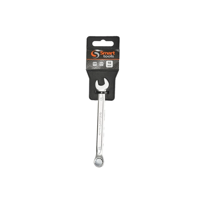 LLAVE COMBINADA PUNTA Y CORONA 10MM SMART TOOLS ACERO CRV - 1