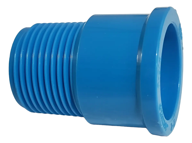 TERMINAL HE PVC CELESTE 25MM X 3/4' PN10 HOFFENS - 2