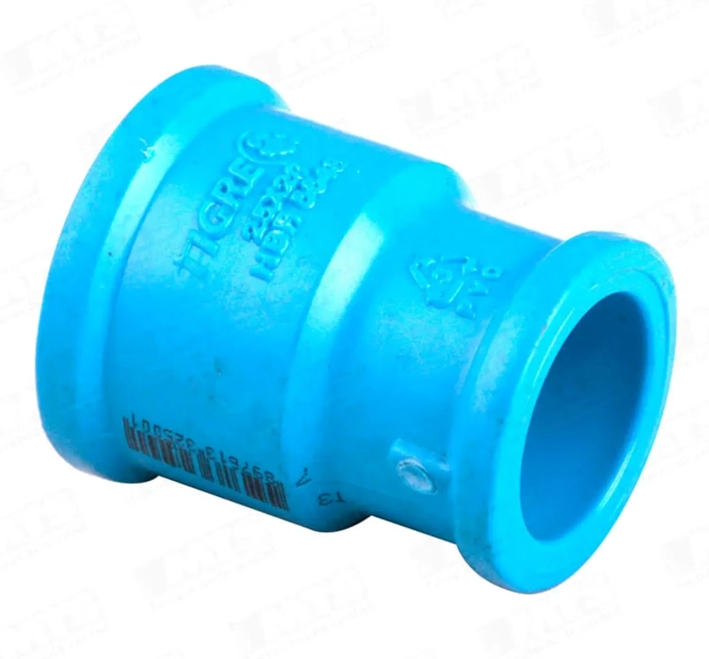 REDUCCION PVC CELESTE 25X20MM PN10 COPLA LARGA HIDRAULICA - 2