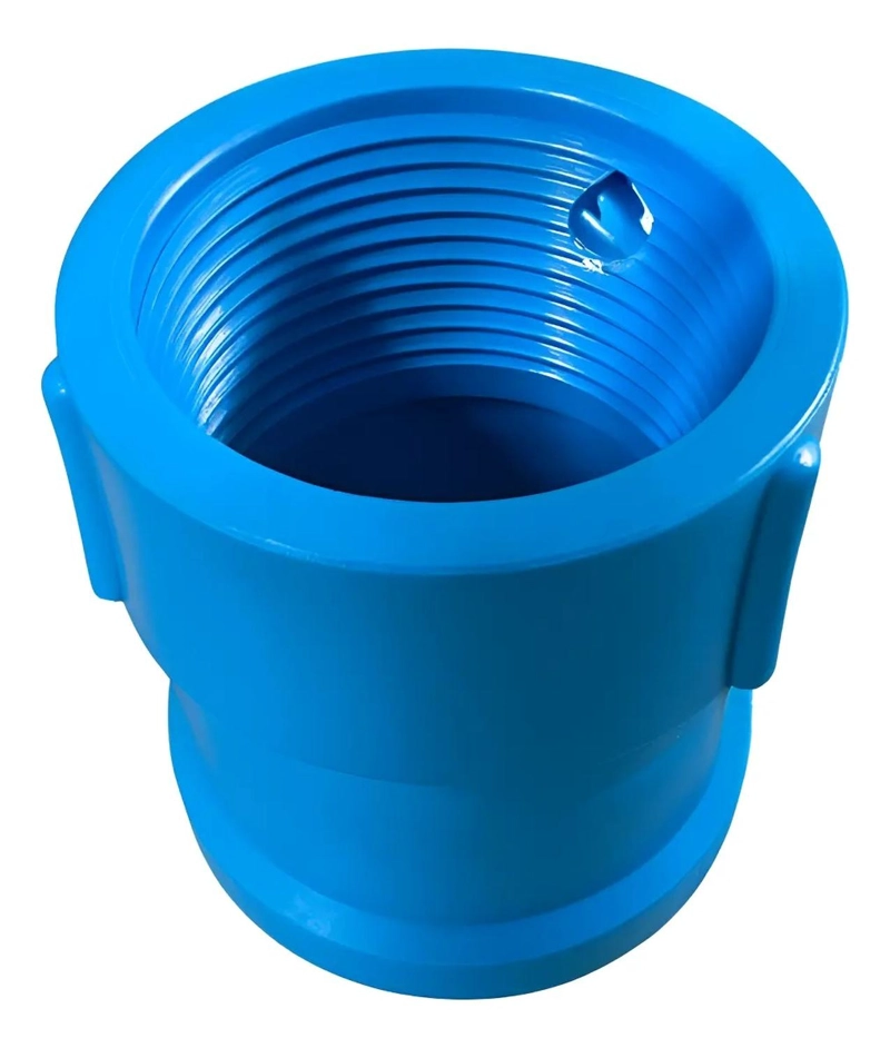 TERMINAL HI PVC CELESTE 32MM X 1' PN10 ROSCA HEMBRA - 1