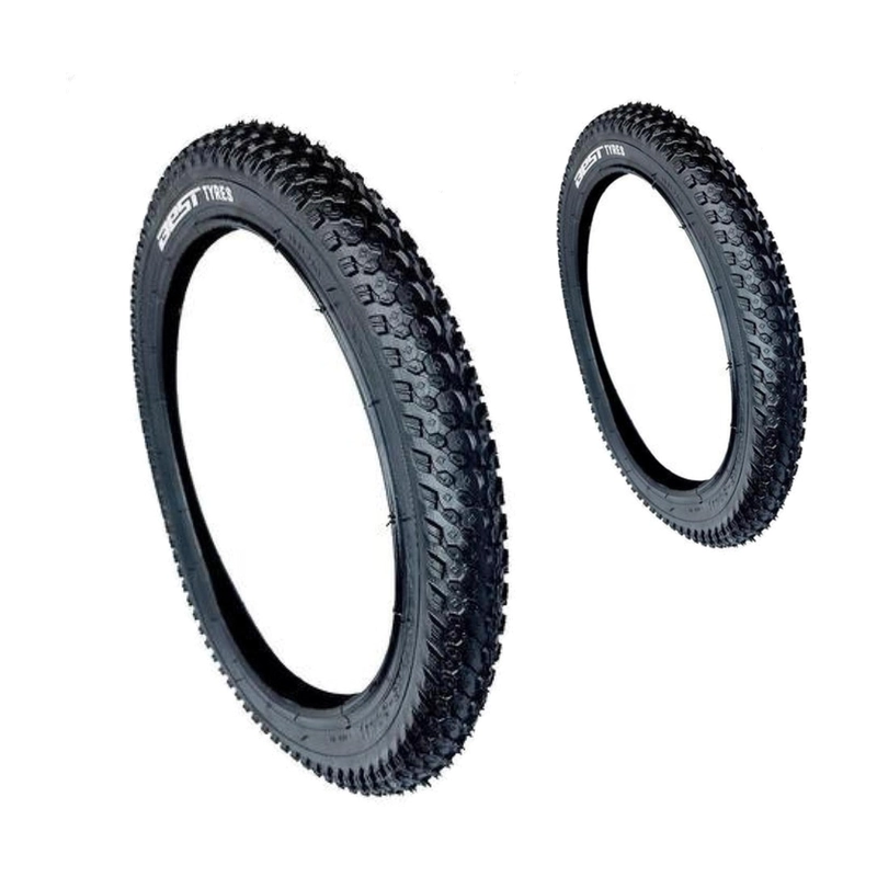 PACK 2 NEUMATICO ARO 16 X 1.95 BEST TYRES PETTY BICICLETA - 1