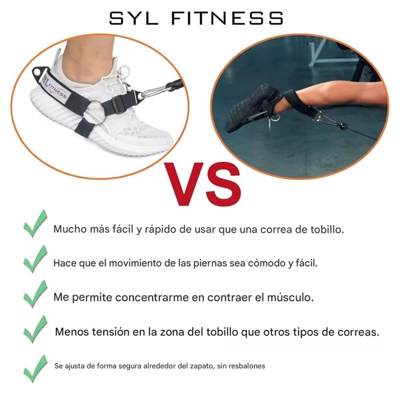 ARNE S DE ZAPATILLA PARA POLEA GLUTEOS KICKBACK AJUSTABLE - 8