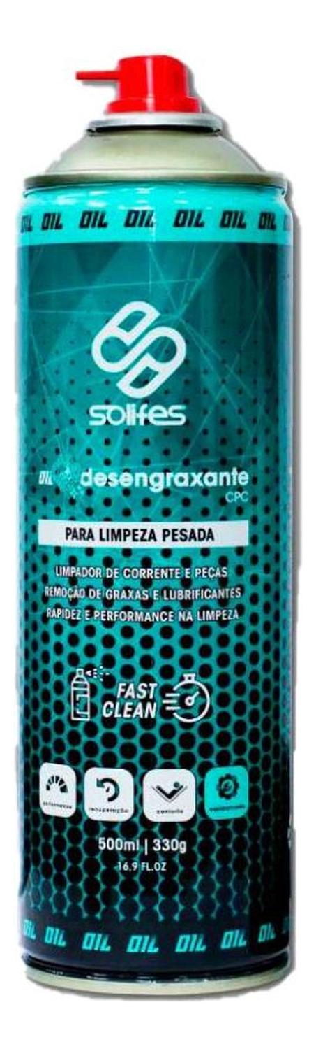 DESENGRASANTE TRANSMISION SOLIFES 500 ML EN SPRAY INDUSTRIAL VERDE - 4