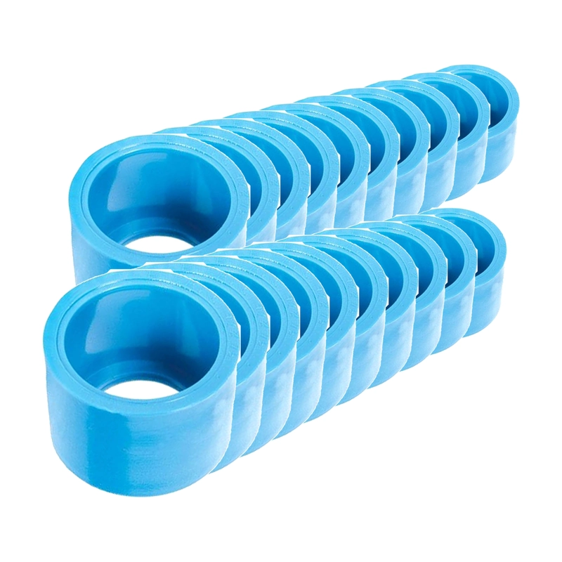 PACK 20 BUJE REDUCCION CORTO PVC CELESTE 32X20MM PN10 AGUA - 1