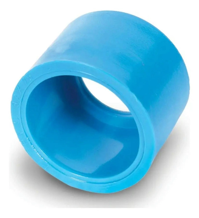 PACK 12 BUJE REDUCCION CORTO PVC CELESTE 32X20MM PN10 AGUA - 3