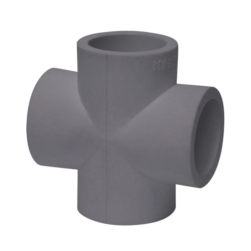 CRUCETA PPR GRIS 20MM HOFFENS TERMOFUSION AGUA CALIENTE - 1